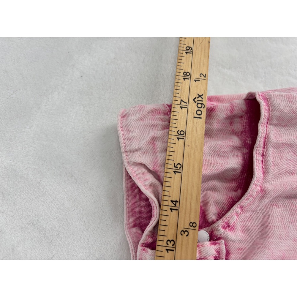 Torrid Denim Mini Skirt Size 10 Pink Acid Wash Barbiecore Y2K 90s Retro - Picture 3 of 8
